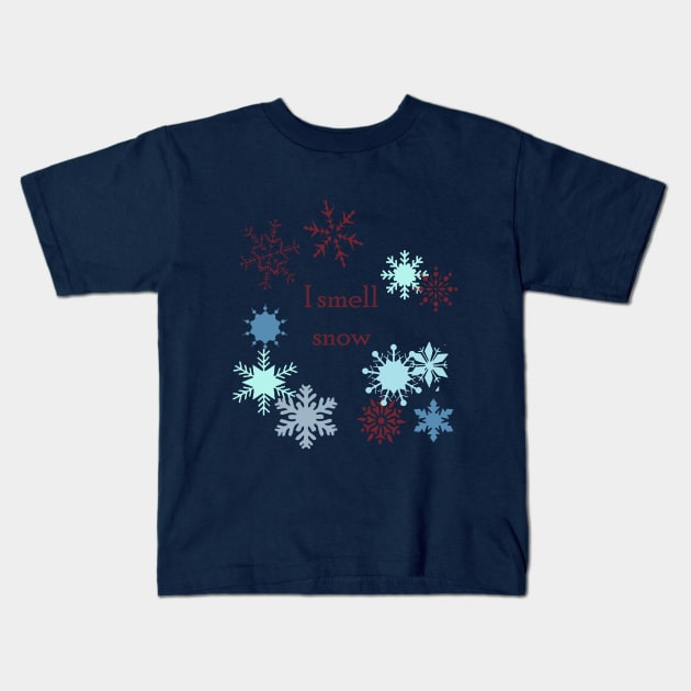 I smell snow - Gilmore Girls Kids T-Shirt by BeverlyHoltzem